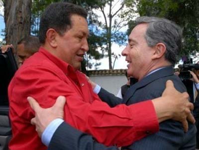 Uribe en Chávez weer 'on speaking terms'
