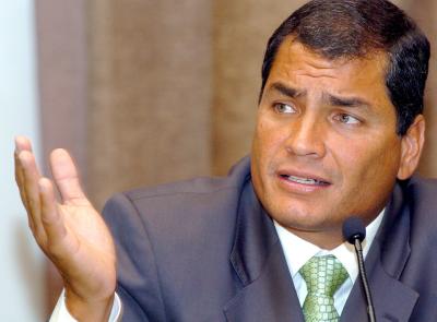Correa nieuwe president Ecuador