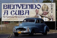 Paus heeft ontzettend sloom programma op Cuba