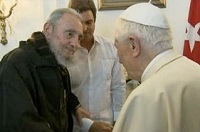 Paus bezoekt Fidel Castro op Cuba
