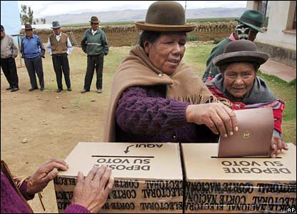 Bolivia kiest nieuwe president