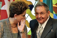 Beladen bezoek Roussef aan Cuba